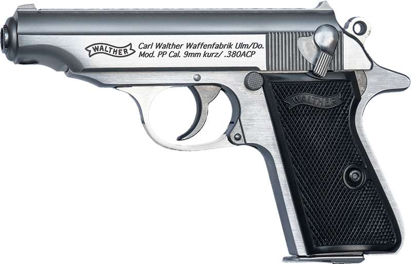 WALTHER PP STAINLESS 7RD .380 ACP 4796027 - 556 Black Friday Promotion